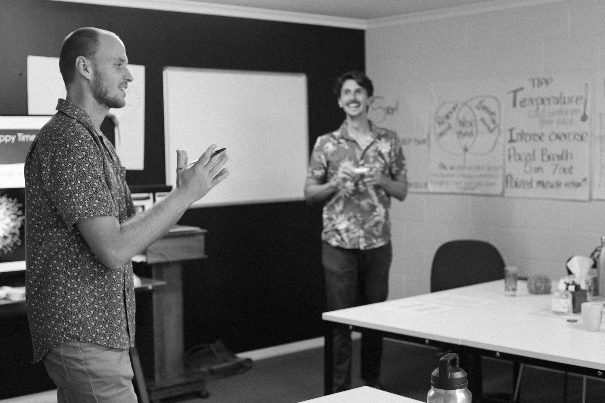 Two Life Mental Health DBT facilitators co-running a group session